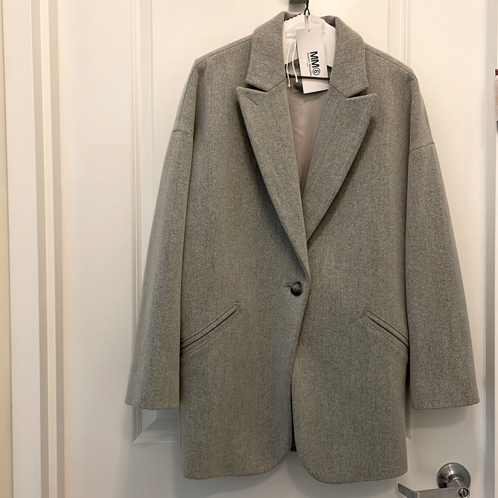 Wool Grey blazer by Maison Margiela